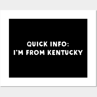 Kentucky Cool & Funny Posters and Art